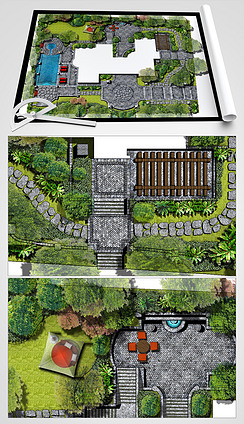 解鎖靈感之源 辦公區(qū)景觀休閑活動廣場PSD與CAD分層設(shè)計圖詳解