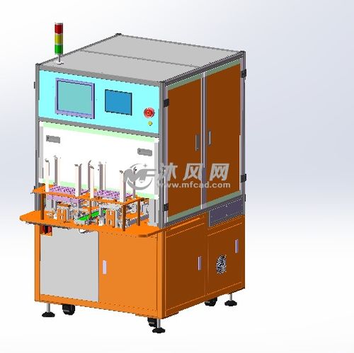 全自動貼標機sw模型設計圖紙